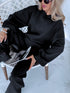 LARGE SIZE set "MANHATTAN" - BLACK